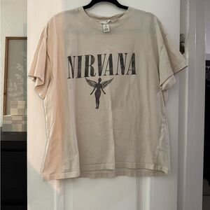 H&M Beige T-Shirt